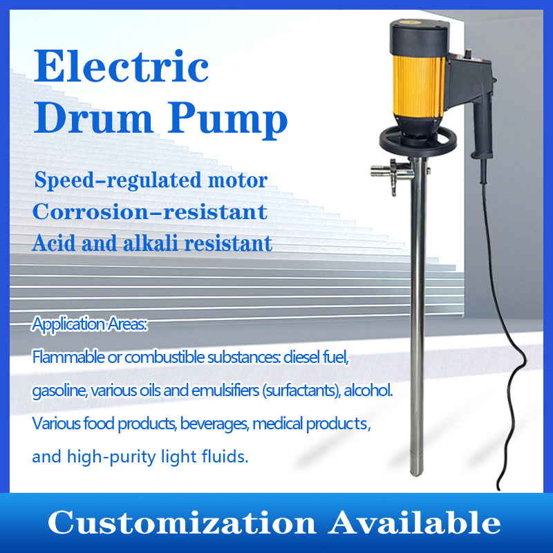 Stainless Steel Drum Pump HD-E2-V+SS316L